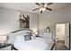 Spacious bedroom featuring a ensuite bath, a large bed, and ample closet space at 1468 Briarwood Ne Rd # 703, Atlanta, GA 30319