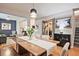 Open dining room with an adjacent laundry area and connecting to the kitchen at 1468 Briarwood Ne Rd # 703, Atlanta, GA 30319