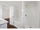 Bathroom featuring separate shower and soaking tub at 2990 Williams Farm Dr, Dacula, GA 30019