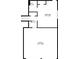 Detailed floor plan showcasing the layout of a bedroom, garage, bathroom, and hall on the lower level at 2990 Williams Farm Dr, Dacula, GA 30019