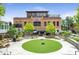 Beautiful brewery building with lush green space and outdoor seating, perfect for relaxing at 11140 Brookhollow Trl, Alpharetta, GA 30022