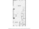 Second floor layout showcasing an open living room, kitchen, dining area, bathroom, and foyer at 1780 Morningtide Ne Ln, Atlanta, GA 30324