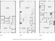Floor plans for floors 1, 2, and 3 displaying the layout of the entire home at 1780 Morningtide Ne Ln, Atlanta, GA 30324