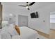 This primary bedroom features a TV and ensuite bathroom at 701 Smith St, Atlanta, GA 30310