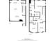 Floor plan of the home, with the first floor on the left and the second floor on the right at 235 Centennial Cir, Canton, GA 30114