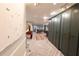 Finished basement featuring stylish flooring, a game area, and built in storage providing ample space for leisure and organization at 1299 W Wesley Nw Rd, Atlanta, GA 30327