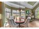 Charming dining area featuring a round table, upholstered chairs, and natural light at 2111 Democracy Dr, Buford, GA 30519