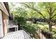 Lovely balcony view overlooking a lush green lawn and mature trees in a serene residential setting at 1634 Ponce De Leon Ne Ave # 506, Atlanta, GA 30307