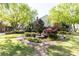 Well-kept community garden with stone benches and landscaping, offering a serene outdoor space at 1634 Ponce De Leon Ne Ave # 506, Atlanta, GA 30307