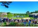 Spectacular view of a beautiful golf course, lake and clubhouse at 2644 Nutwood Trce, Duluth, GA 30097