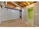 Unfinished basement with exposed pipes and painted walls at 151 Mark Se Ln, Smyrna, GA 30082