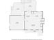 Detailed floor plan showcasing the layout of the first floor, including the kitchen and living room at 2687 Goodfellows Rd, Tucker, GA 30084