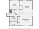 Second-floor layout with three bedrooms, including a primary bedroom with en-suite bath at 2687 Goodfellows Rd, Tucker, GA 30084