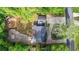 Aerial view of the property, showing the pool and large circular driveway at 3270 Brookview Dr, Marietta, GA 30068