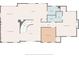 First-floor plan with a living room, dining area, kitchen, Gathering room, bedroom, baths, and laundry at 3270 Brookview Dr, Marietta, GA 30068