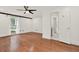 Spacious main bedroom features hardwood floors, white paneled walls, and an en-suite bathroom at 3270 Brookview Dr, Marietta, GA 30068