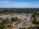 Expansive aerial view of the community, highlighting the lush landscaping and thoughtfully designed street layout at 4065 Holland Grove Rd, Lawrenceville, GA 30044