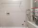 Utility room with water heater and wire shelving at 99 Ashtonbrook Dr, Mcdonough, GA 30252
