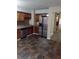 Kitchen view with stainless steel appliances and tiled floor at 3088 Balearic Dr, Marietta, GA 30067
