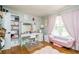 Bright vanity area with white furniture, and natural light creates an ideal spot for makeup and dress up at 3290 Custer Lake Nw Dr, Marietta, GA 30064