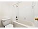 Bathroom featuring bathtub with tile surround and classic hardware at 406 Vinings Forest Se Cir, Smyrna, GA 30080