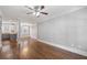 Hardwood floors and light-filled open space highlight the elegant living area at 974 Greenwood Ne Ave # 6, Atlanta, GA 30306