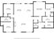 Detailed floor plan showcasing bedrooms, living spaces, kitchen, and bathrooms with dimensions at 104 Federal Path, Temple, GA 30179