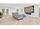Bright and airy living room features a modern fireplace and stylish decor at 5840 Crabapple Sw Dr, Mableton, GA 30126