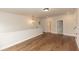 Bright and spacious loft area featuring hardwood floors and recessed lighting at 2381 Siskin Square Rd, Duluth, GA 30096
