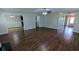 Expansive living area with hardwood floors, flowing into other rooms and providing ample space for furniture at 3104 Leyland Ct, Decatur, GA 30034