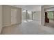 Open basement area, carpeted, with good ceiling height and natural light at 313 Red Fox Dr, Canton, GA 30114