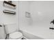 Clean bathroom with modern tub and shower combo at 3149 Kingswood Gln, Decatur, GA 30034