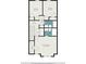 Upstairs floor plan featuring bedrooms, hall, and bathrooms at 3149 Kingswood Gln, Decatur, GA 30034
