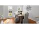 Charming dining area with natural light, hardwood floors, and seating for four at 660 Cranberry Ct, Roswell, GA 30076