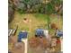 Bird's eye view showing property, neighborhood, and wooded area at 115 N Loblolly Xing, Temple, GA 30179