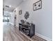 Spacious hallway with modern furnishings and artwork on the walls at 132 Neese Farm Dr, Woodstock, GA 30188