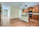 Open-concept kitchen with modern appliances, granite counters, and ample cabinet space at 23 Dynasty Dr, Fairburn, GA 30213
