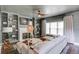 Cozy living room with built-in bookshelves, a fireplace, and comfortable seating area at 1099 Mount Water Ln, Lawrenceville, GA 30043