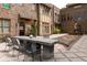 Charming courtyard with a fountain and outdoor seating, perfect for relaxing or entertaining guests in a brick building at 1868 Gordon Ne Mnr, Atlanta, GA 30307