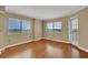 Bright living room with hardwood floors, large windows offering natural light and lovely views at 795 Hammond Dr # 808, Atlanta, GA 30328