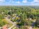 This aerial view showcases the home nestled in a mature tree-lined neighborhood at 2120 Pair Sw Rd, Marietta, GA 30008