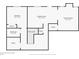 Basement floor plan includes a bedroom, bathroom, and common area at 2164 Caneridge Sw Dr, Marietta, GA 30064