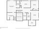 Second story floor plan boasts primary bedroom and bathroom, 4 additional bedrooms, and laundry room at 2164 Caneridge Sw Dr, Marietta, GA 30064