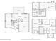 Detailed floor plan showcasing the layout of the home's first and second floors, including the screened deck and garage at 2164 Caneridge Sw Dr, Marietta, GA 30064
