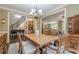 Open-concept dining room flowing into living spaces, perfect for entertaining and Gathering living at 235 Cornerstone Dr, Woodstock, GA 30188