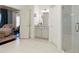 Spacious bathroom features a vanity area and shower with glass door at 1153 Brookhaven Commons Ne Dr, Brookhaven, GA 30319
