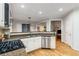 Spacious kitchen featuring stainless steel appliances and an open layout at 1988 Claiborne Ct, Marietta, GA 30062