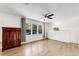 Spacious bedroom with hardwood floors, modern ceiling fan, and lots of natural light at 2495 Northlake Ne Ct, Atlanta, GA 30345