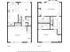 Home floor plan featuring a kitchen, living room, bedrooms, and bathrooms on both floors at 2495 Northlake Ne Ct, Atlanta, GA 30345