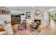 Warm living room featuring a cozy fireplace and stylish furnishings at 2495 Northlake Ne Ct, Atlanta, GA 30345